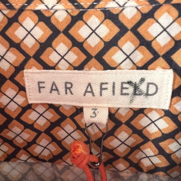 NWT Far Afield Button Down 100% Cotton Shirt Size L - Picture 3 of 9
